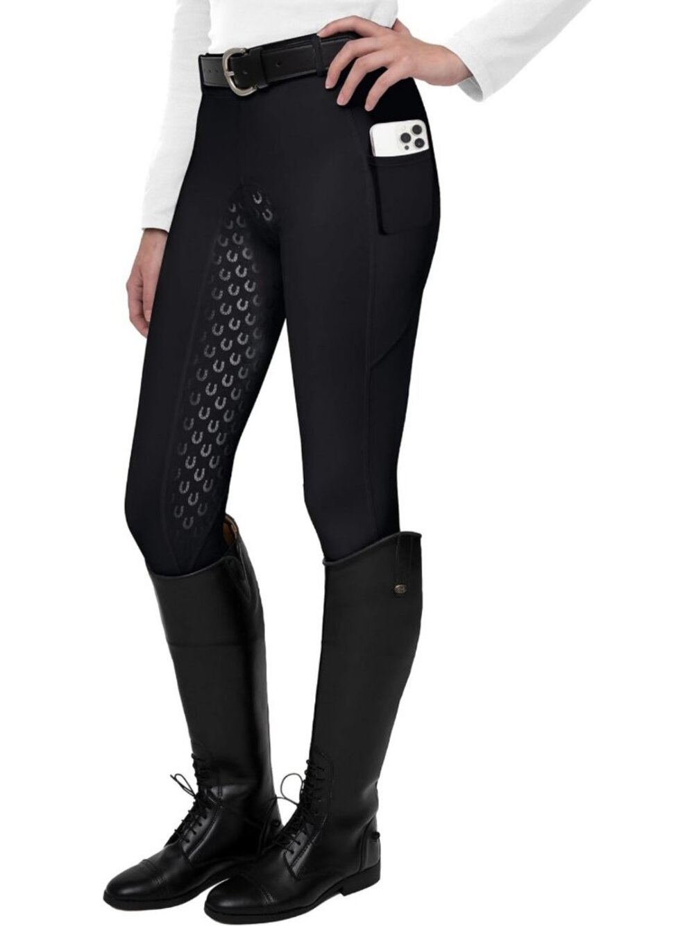Women's Full Seat Riding Tights with Silicone Grip | Equestrian Breeches for